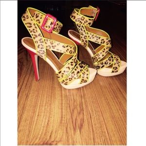 Leopard highlighter Sandals